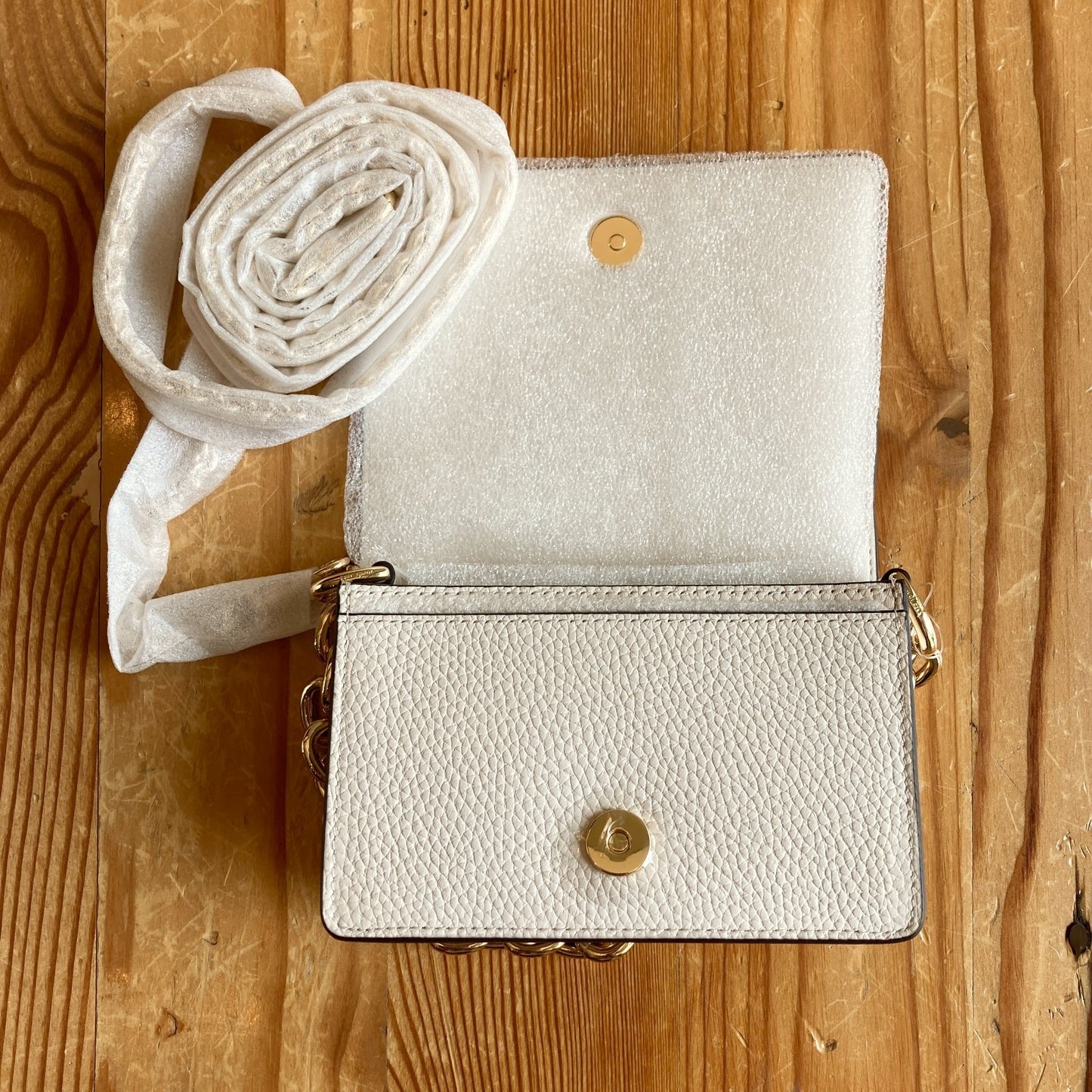 Kate Spade NEW Natasha Gold Chain Card Case Bag Wallet - 0710SD