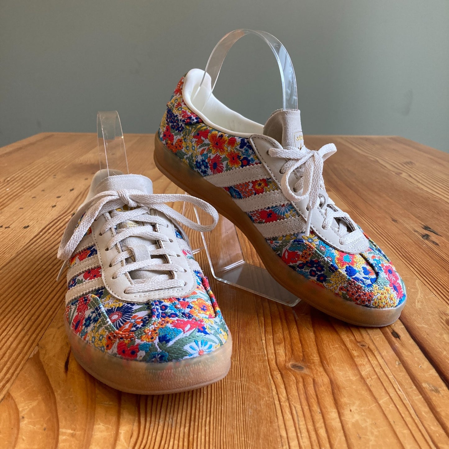 Adidas x Liberty London Floral Gazelle Sneakers Shoes Size 6.5 - 0517DS