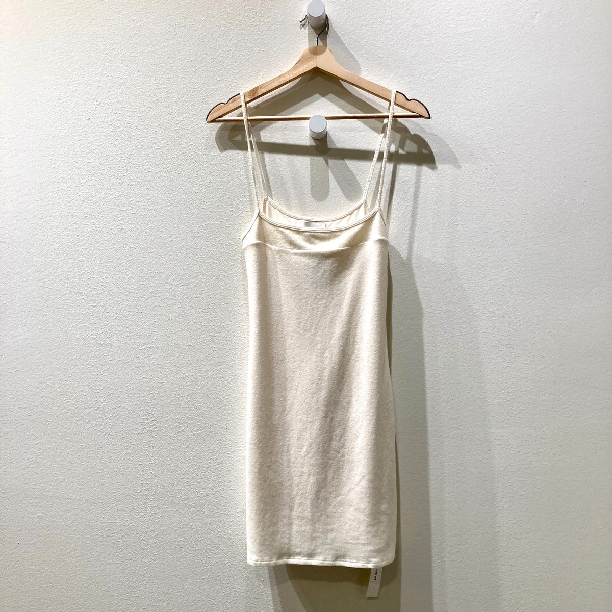 Reformation NEW White Cotton Knit Bodycon Mini Dress - Size M - 0607CC