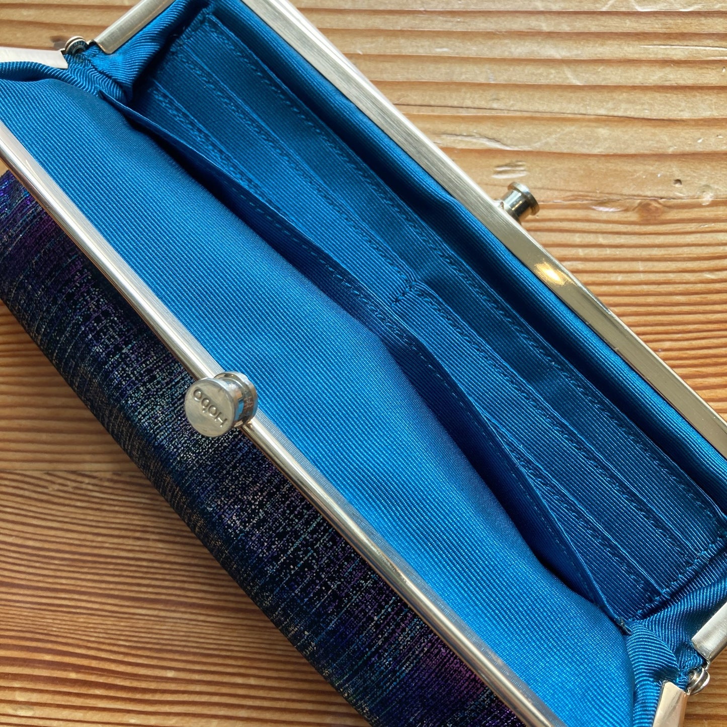 Hobo International Multi Color Metallic Lauren Bi Fold Wallet - 0715EJ