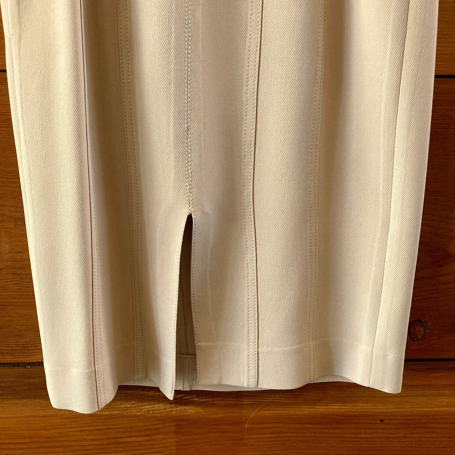 Atos Lombardini Vintage Y2K Tan Laced Back Bodycon Mini Dress - Size S - 0428OM