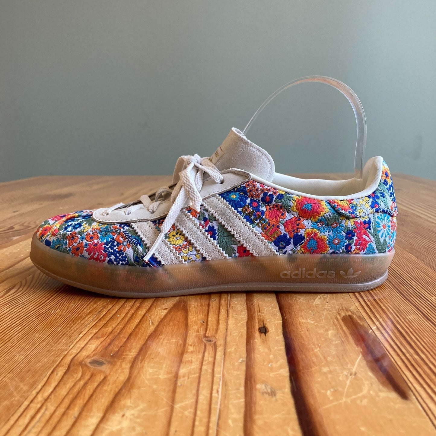 Adidas x Liberty London Floral Gazelle Sneakers Shoes Size 6.5 - 0517DS