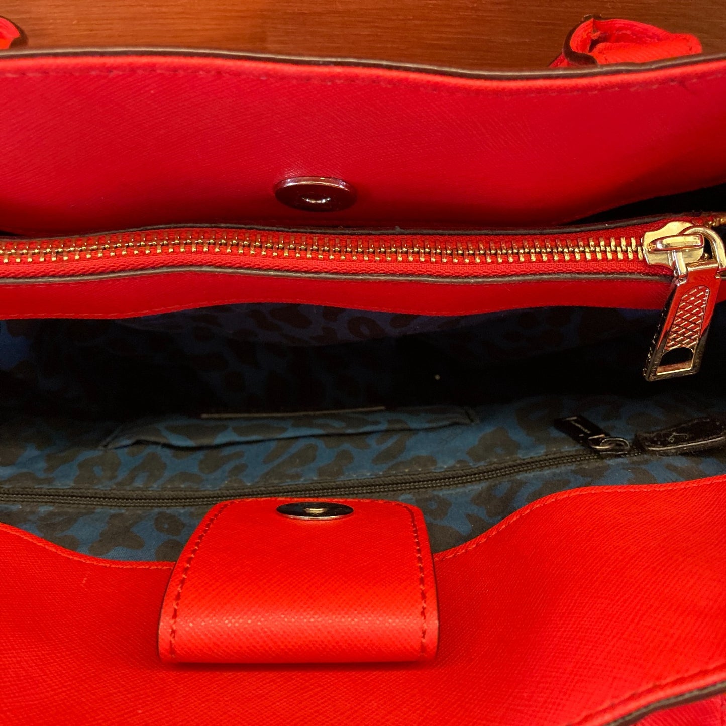 Rebecca Minkoff Red Saffiano Leather CrossbodyAmorous Satchel Purse - 0621AS
