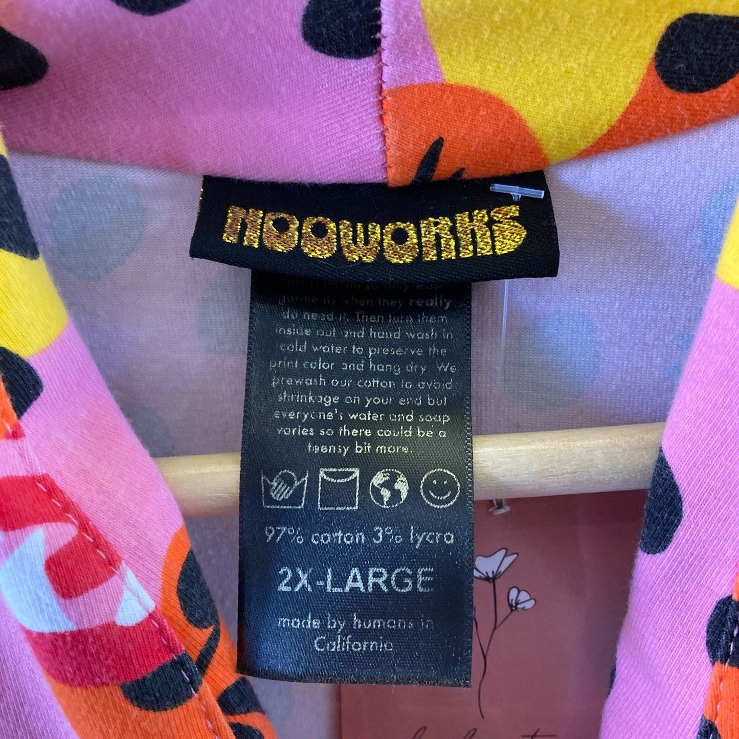 Nooworks Pink Micotti Cat Sleeveless Knit Magic Suit Jumpsuit - Size 2X - 0430RM