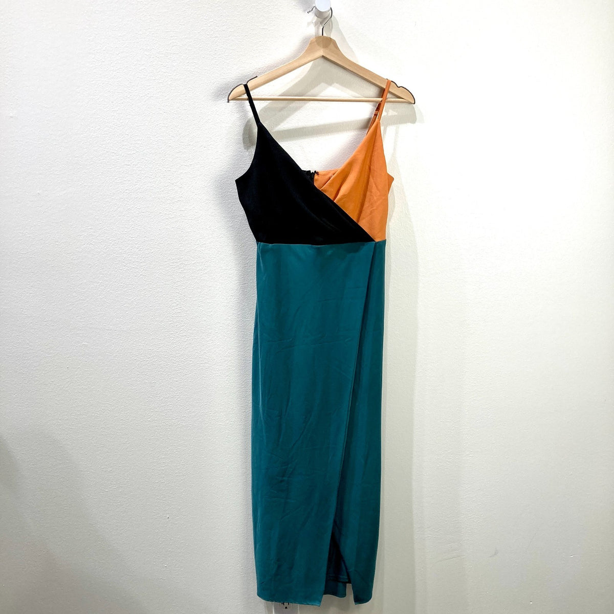 Hutch Anthropologie $198 Colorblock Maxi Dress - Size 6 Petite - NEW - 0919CD