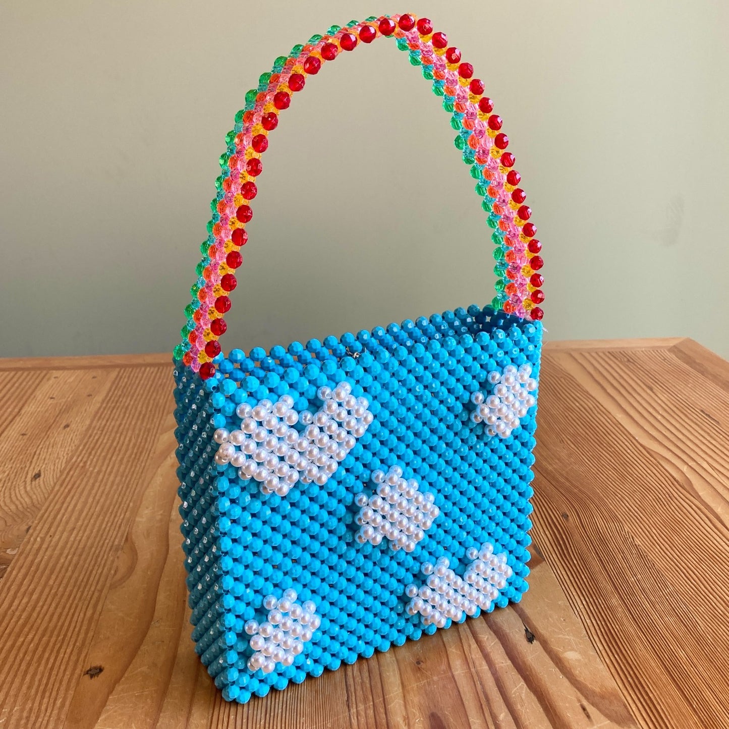 Susan Alexandra $360 Big Skies Beaded Handbag Purse - 0304HJ