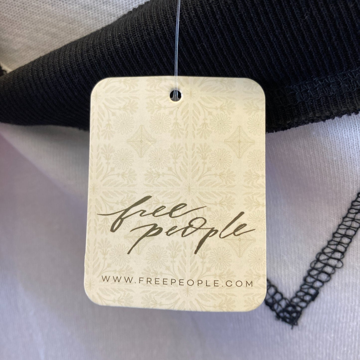 Free People NEW White Long Sleeve Stripe Accent Maxi Dress - Size S - 0425SV