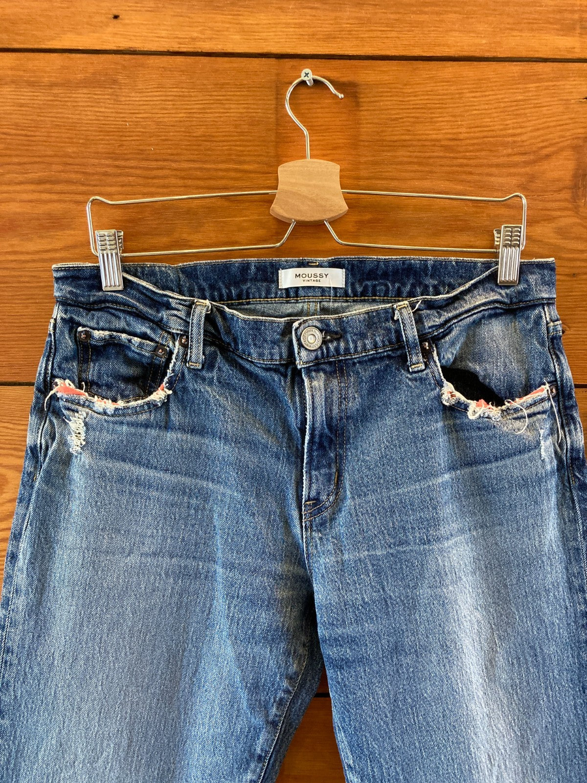 Moussy Medium Vintage Japan Made Straight Leg Howa Jeans - Size 29 - 4427SC