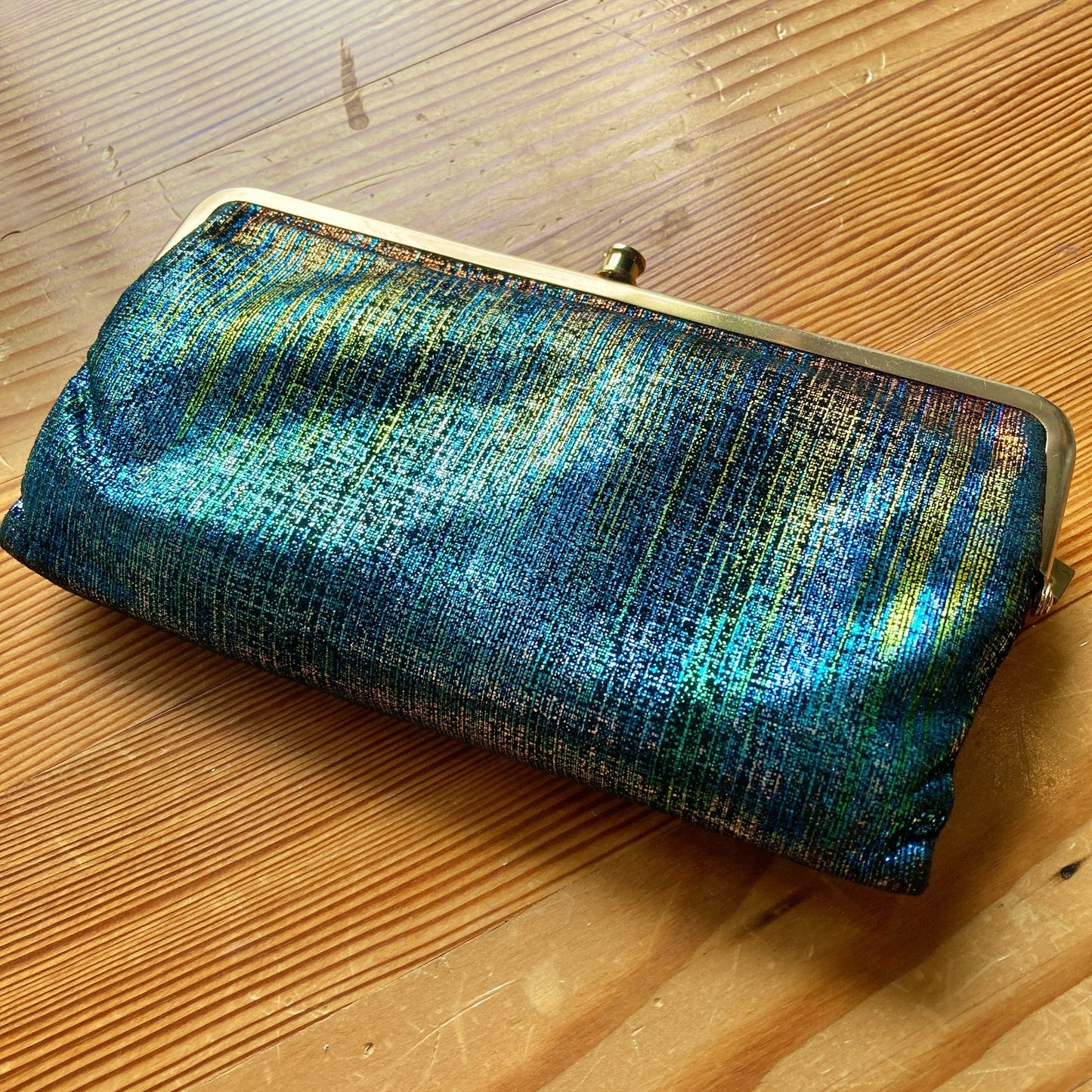 Hobo International Multi Color Metallic Lauren Bi Fold Wallet - 0715EJ