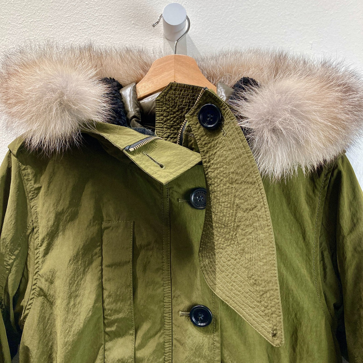 Burberry $1990 Olive Ramsford 3-in-1 Hooded Jacket Puffer Coat - Size S - 1006YY