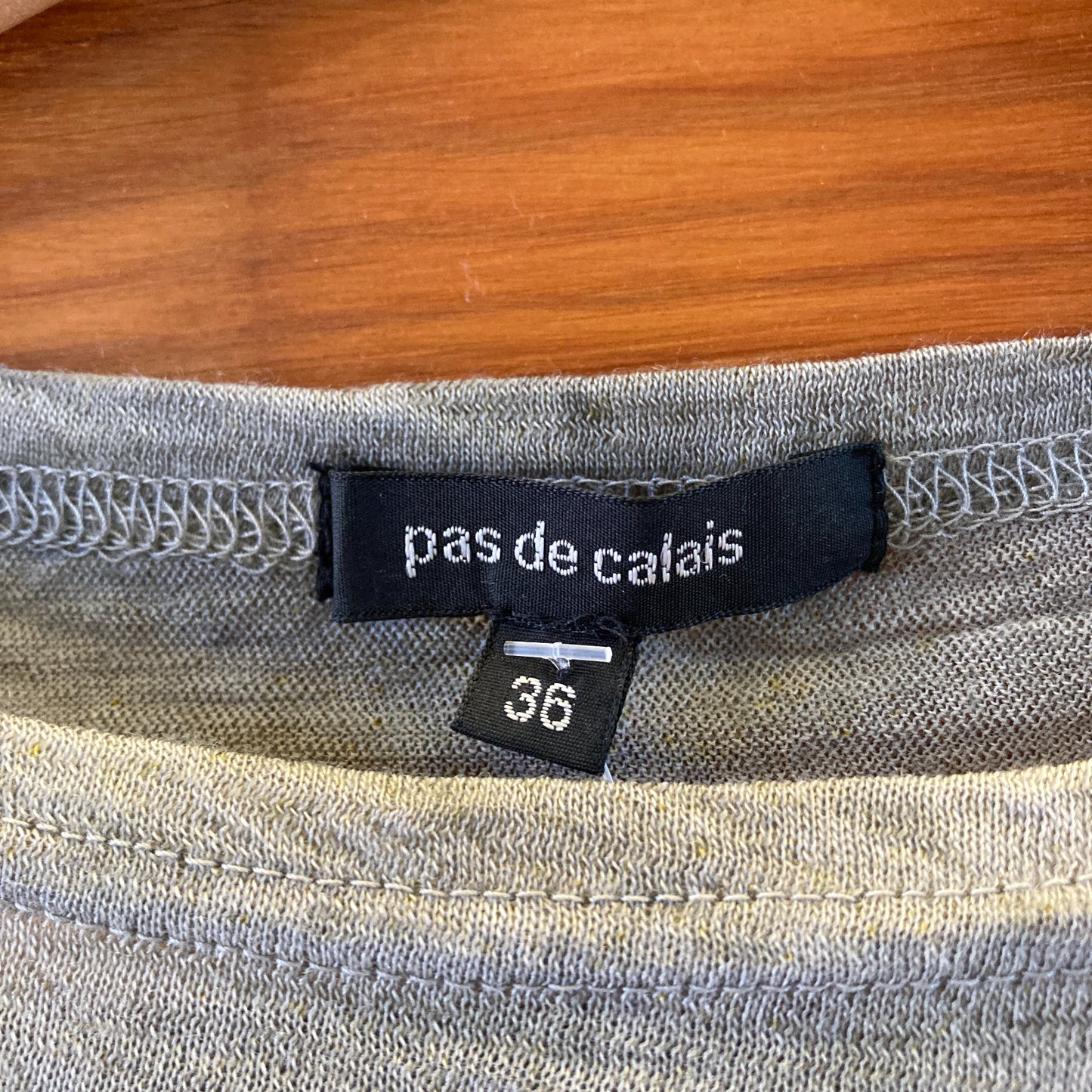 Pas de Calais Heather Gray Lightweight Wool Sweater - Size 36 / M - 1107KK