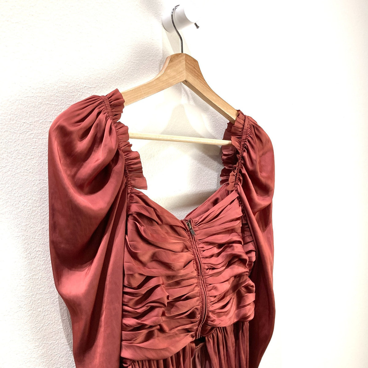 Ulla Johnson $395 Desert Rose Ruched Mirelle Blouse Top - Size 2 - NEW - 0703SC