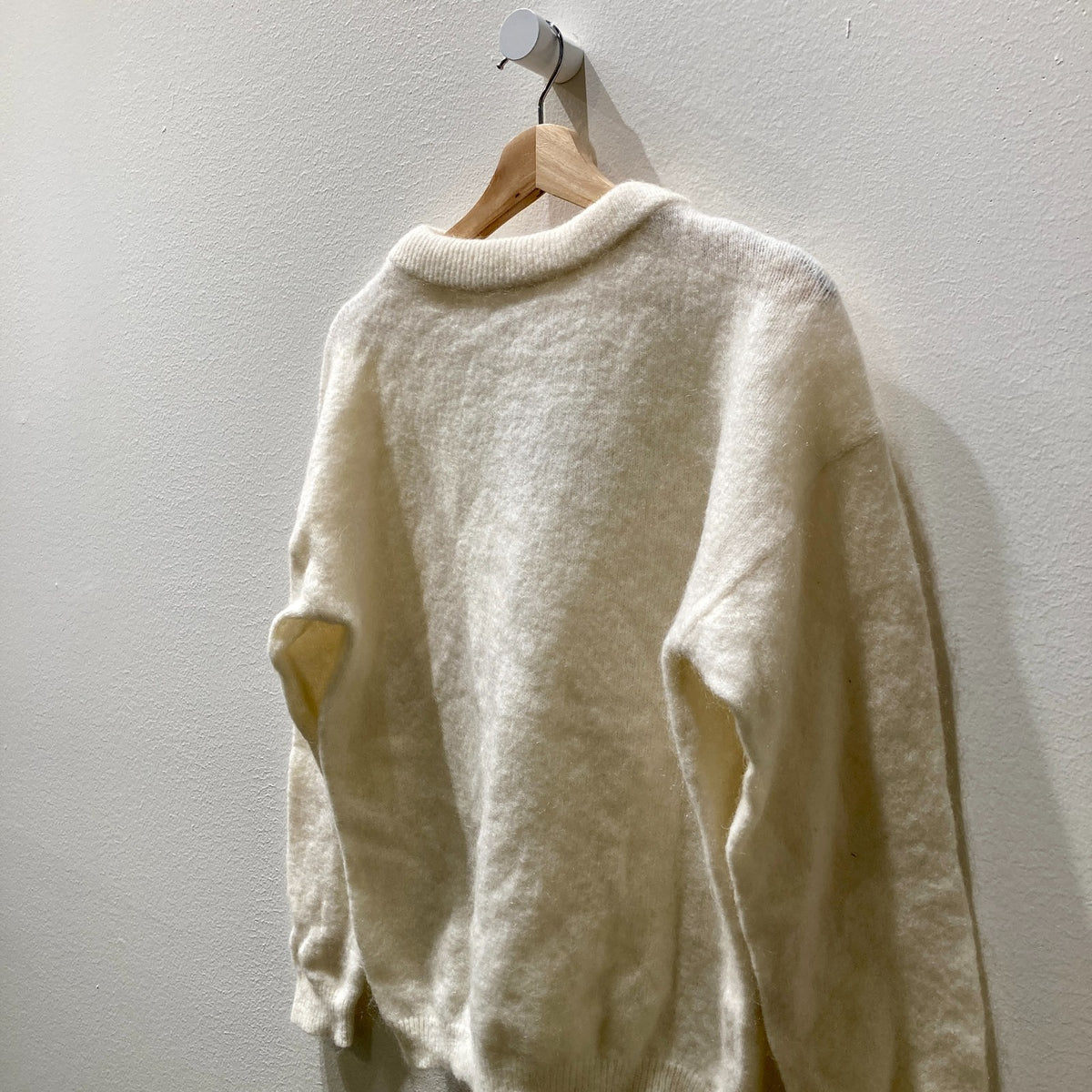 Acne Studios White Dramatic MOH Wool Mohair Blend Sweater - Size XXS - 0903BN