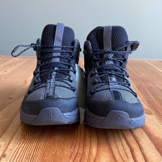 On Black $190 Gray Cloudtrax Lace Up Hiking Sneakers Shoes - Size 9 - 0328NA
