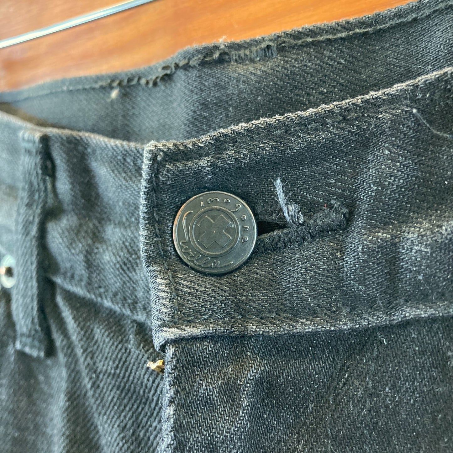 Imogene And Willie Black Catherine High Rise Selvage Jeans - Size 26 - 0622JP