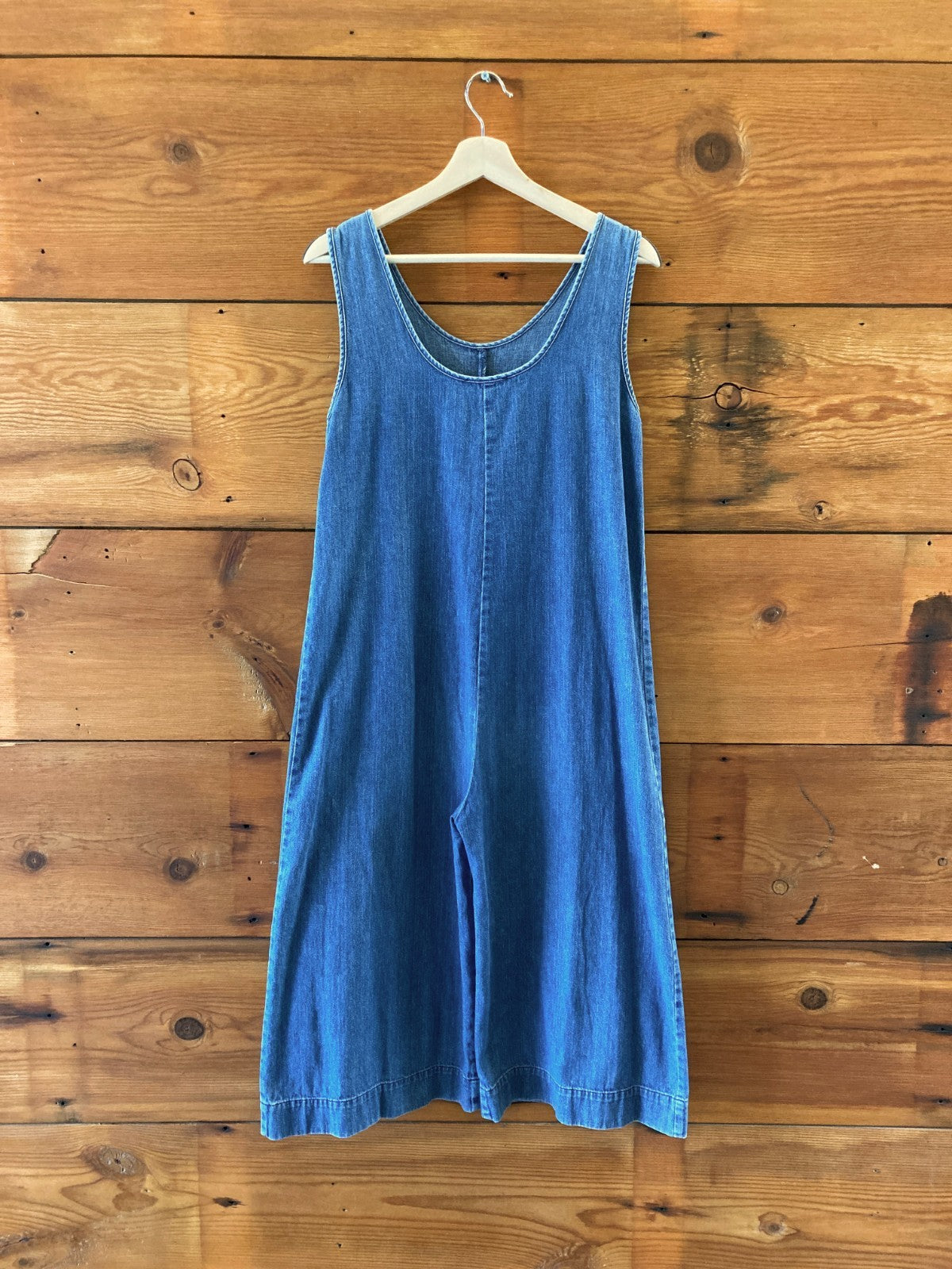 Ilana Kohn $297 Blue Sleeveless Milo Denim Jean Jumpsuit - Size S - 0504AK