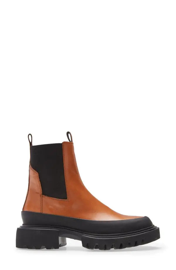 AllSaints $349 Chestnut Lug Sole Harlee Chelsea Boots - Size 39 / 8.5 - 1125KG