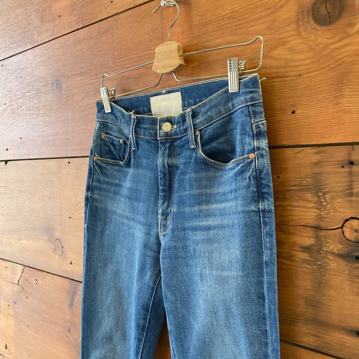 Mother Superior $258 Small World Weekender Flare Leg Jeans - Size 26 - 0320AE