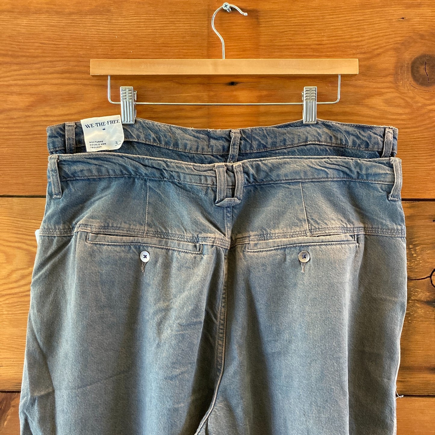 We the Free People $248 Nocturne Double Hem Jeans - Size 32 - NEW - 1122CT