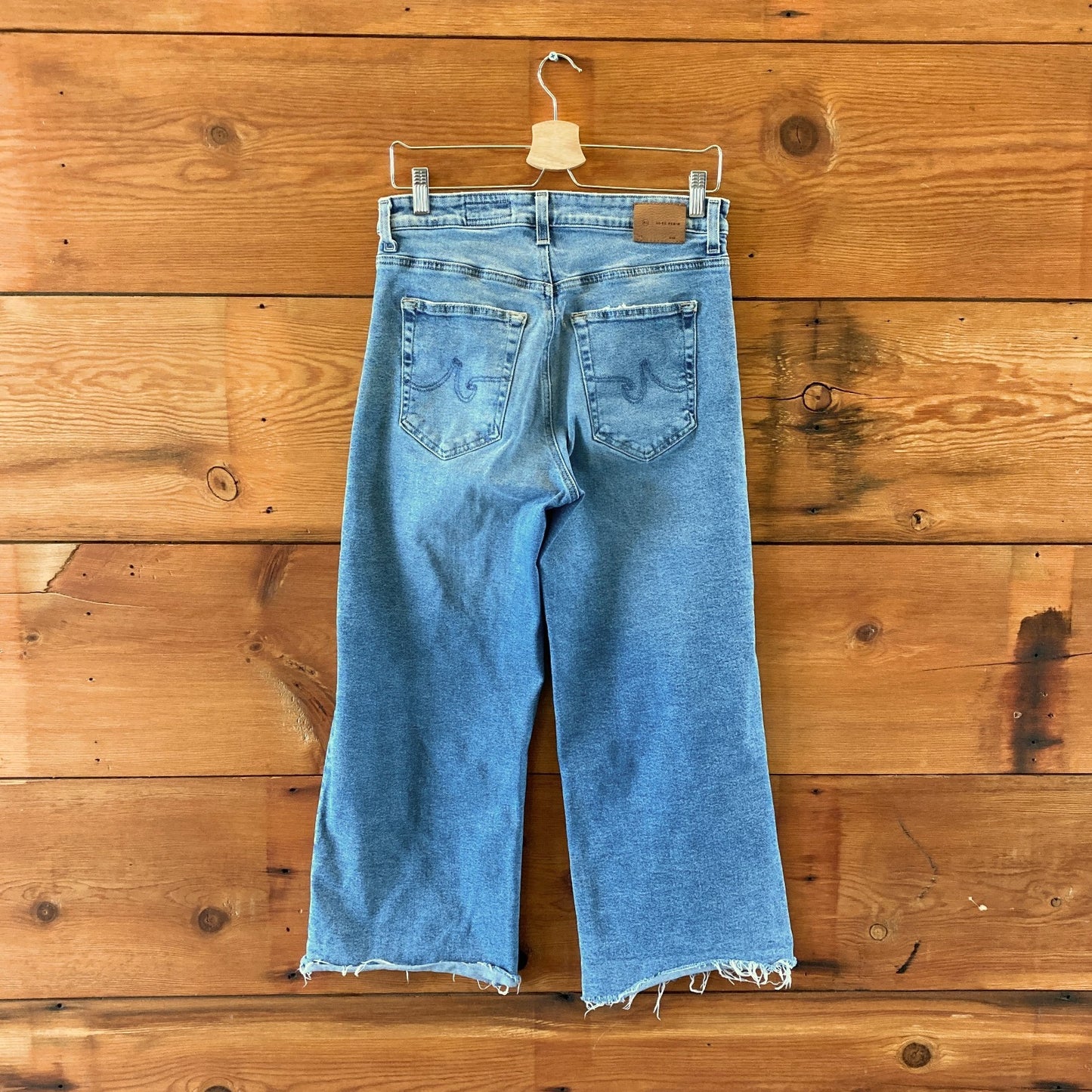 Adriano Goldschmied AG-ED Denim Saige Wide Leg Crop Jeans - Size 31 0617RF