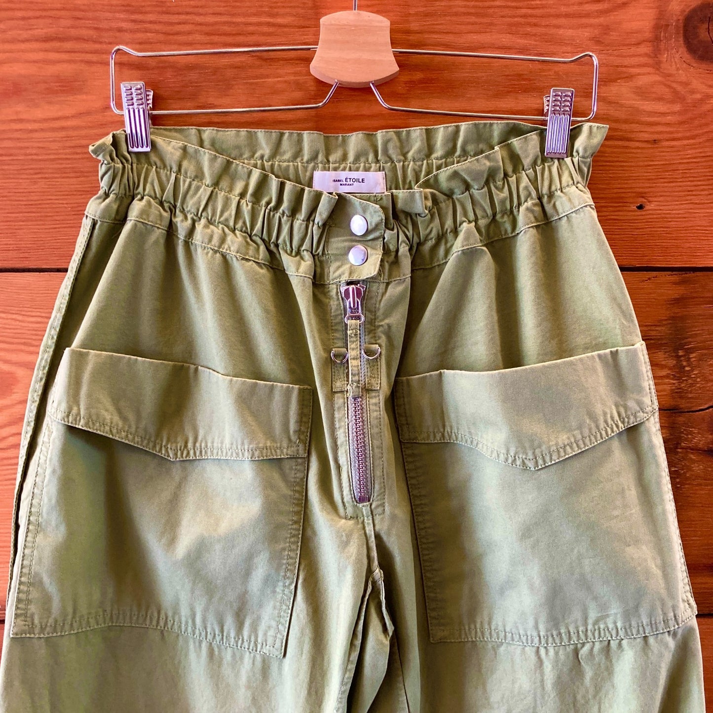 Etoile Isabel Marant Green Tilsen Cargo Trouser Pants - Size 40 / M - 0204MP