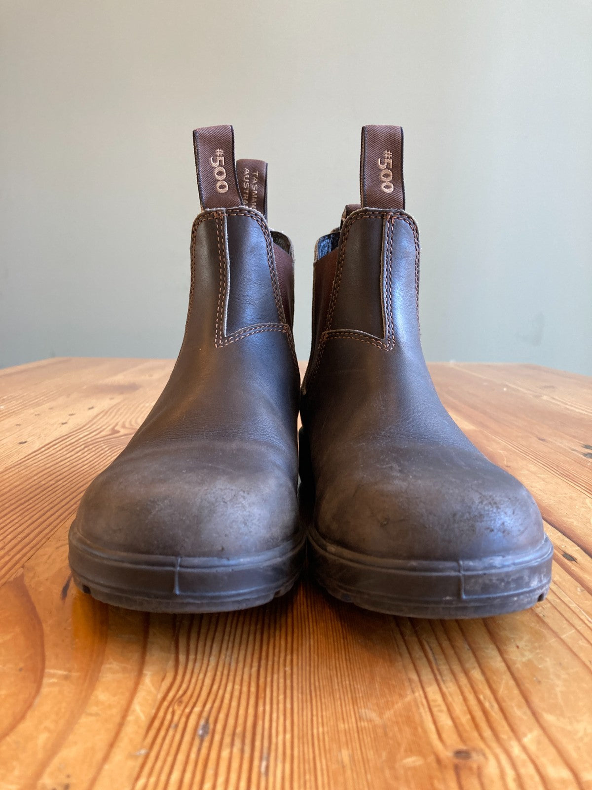 Blundstone Walnut Brown Original 500 Chelsea Boots - Size 5.5 / 8 US - 0720LP
