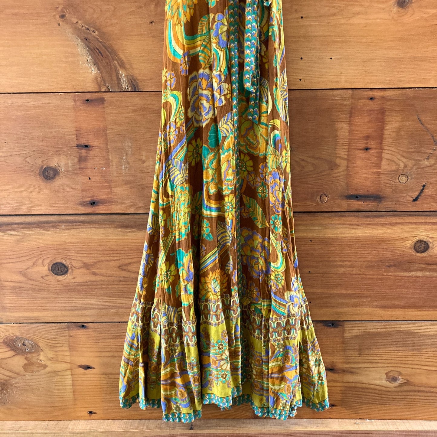 Nine Lives Bazaar Floral Short Sleeve Wrap Maxi Dress - Size 2 - NEW - 0527LM