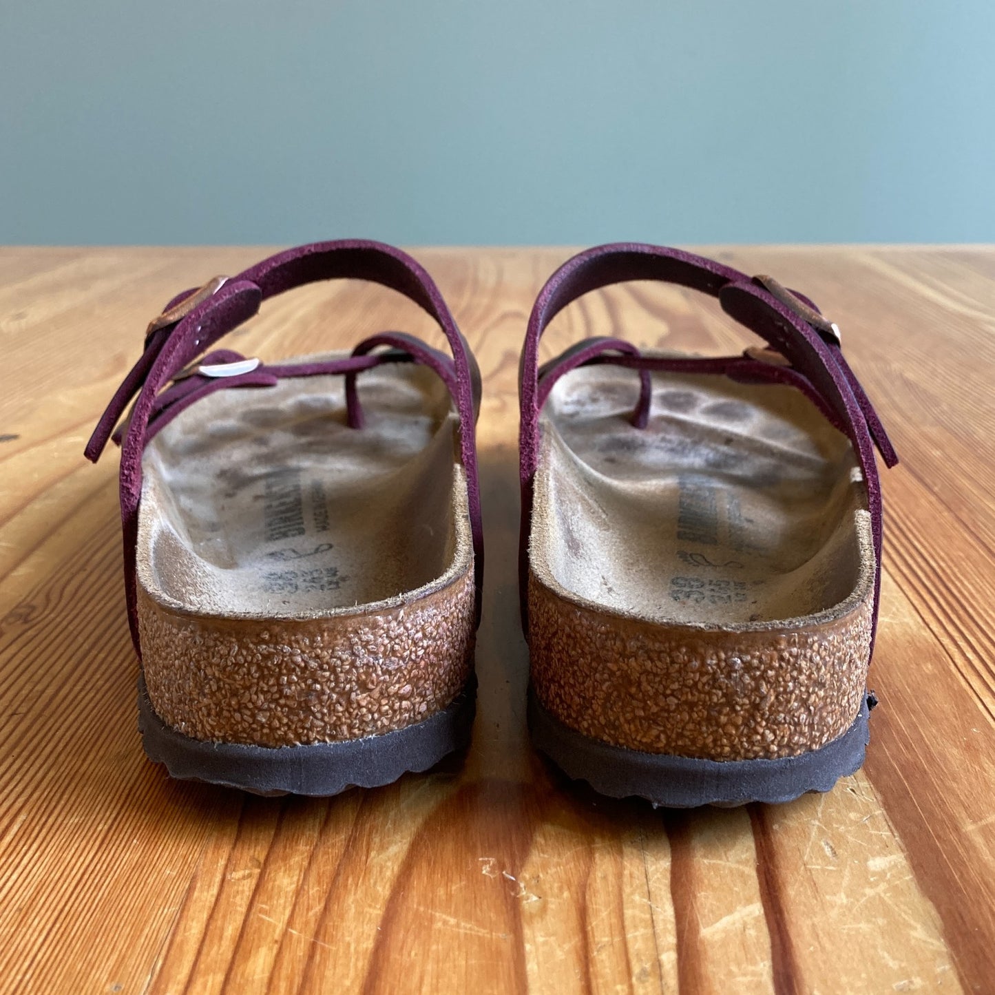 Birkenstock Zinfandel Leather Mayari Sandals Shoes - Sz 7 Reg - w/ Box - 0425SV