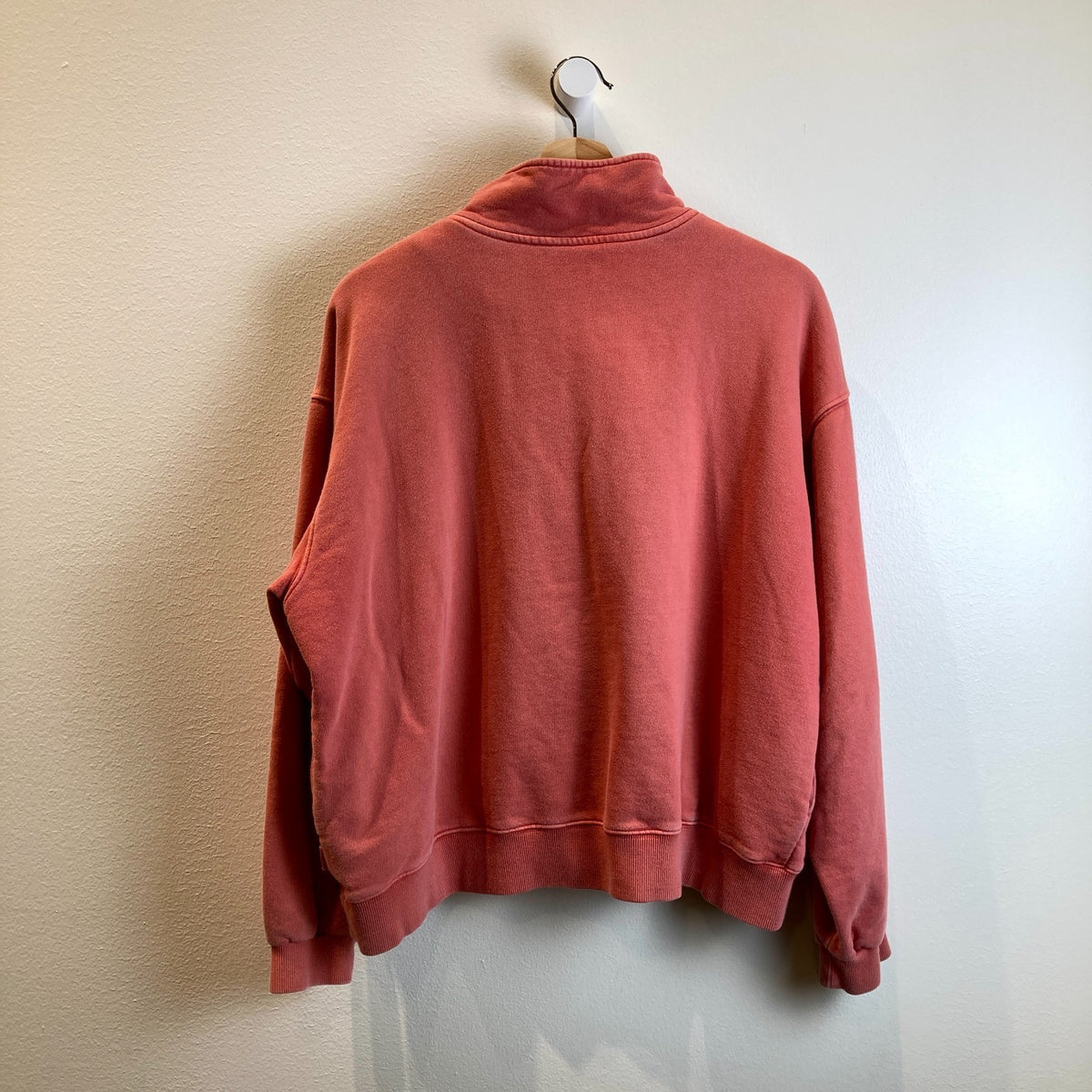 Le Bon Shoppe Coral Pink Pullover Half Zip Noah Sweatshirt - Size M / L - 0624KB