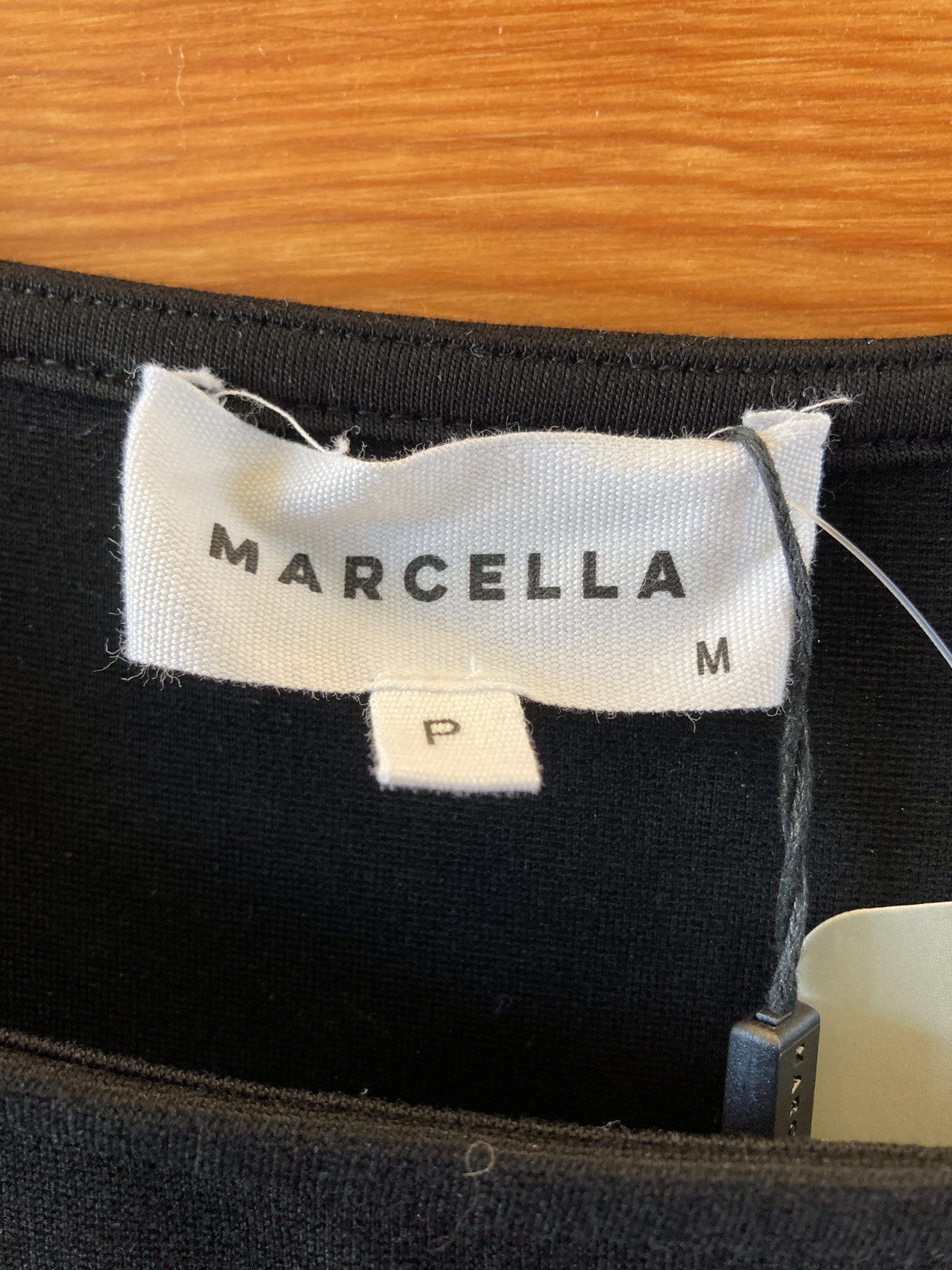 Marcella NYC Black Sleeveless Cotton Poplin Clara Dress NEW - M Petite - 0326EN