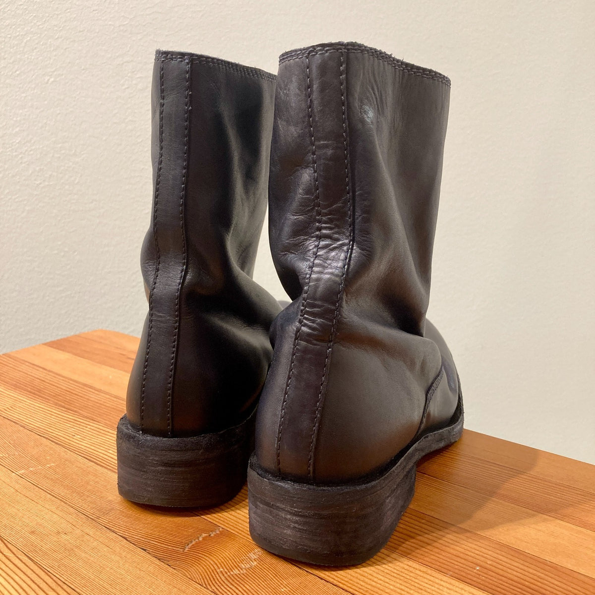 Free People $198 Black Zip Up Santa Fe Boots - Size 38 / 8 - w/ Box - 1122CT