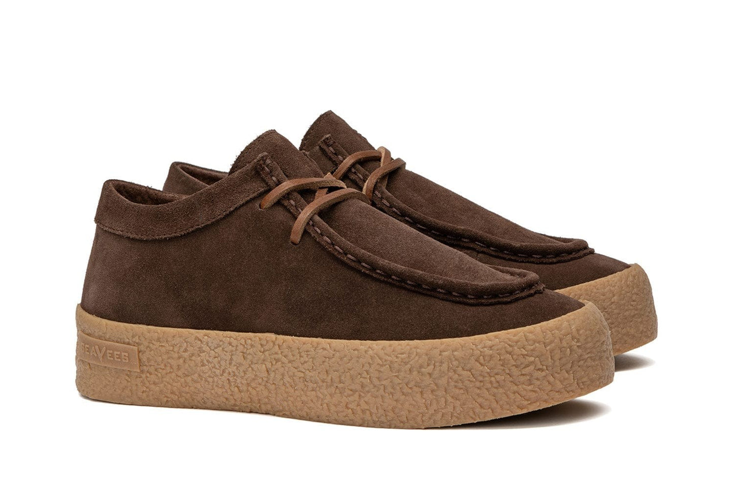 6 - SeaVees Chocolate Brown Suede Hayward Platform Shoes 0312IG