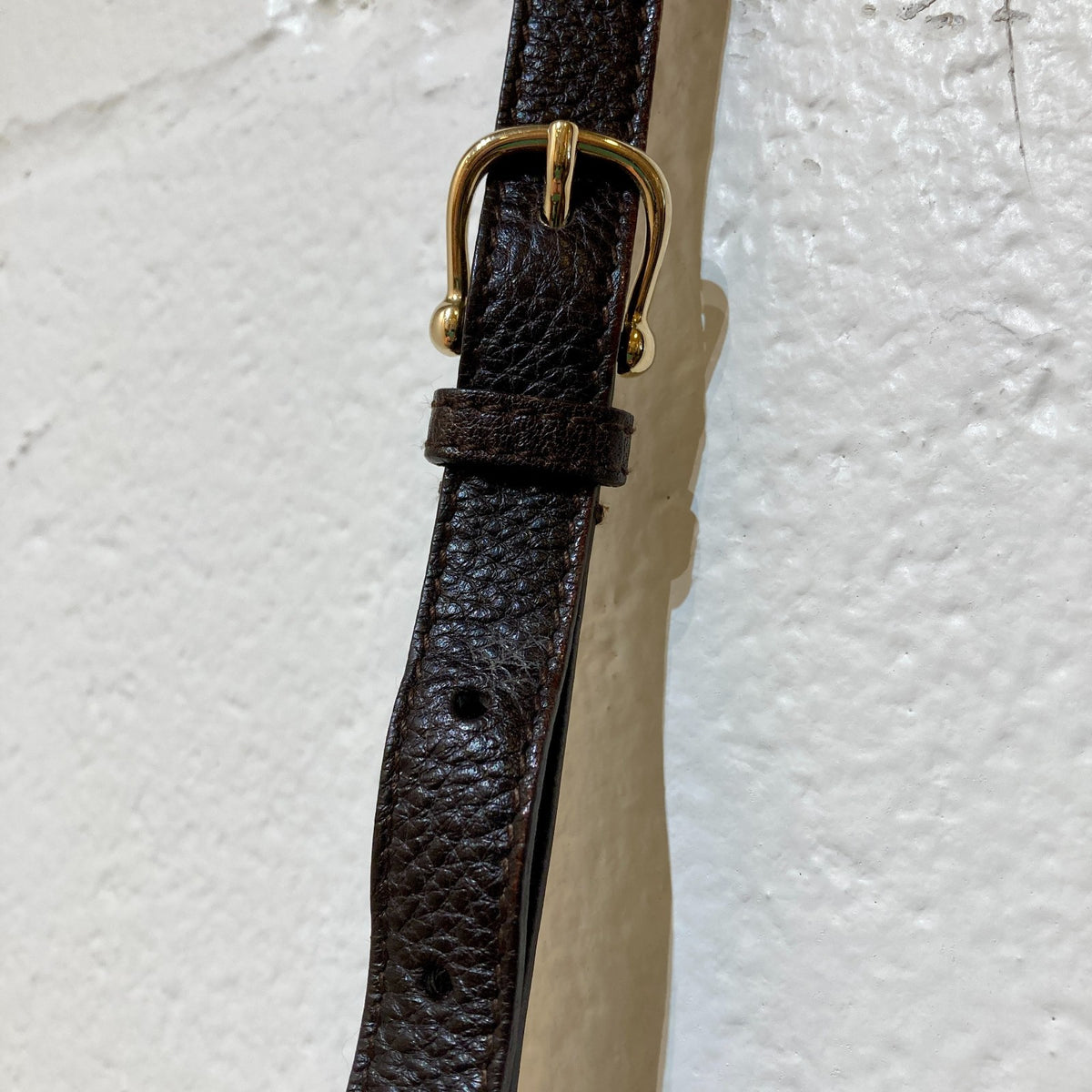 Burberry Nova Check Dark Brown Leather Piped Mini Crossbody Purse - 0210AM