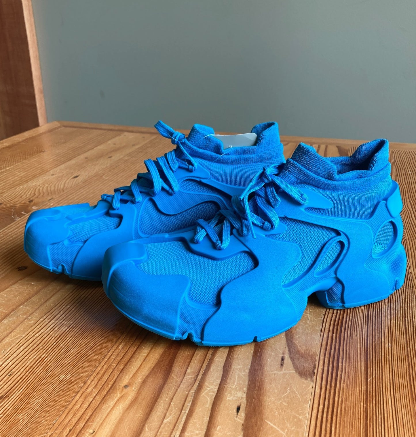 Camper LAB Bright Blue Tossu Caged Sneaker Shoes w/ Box - Size 8.5 - 0425SV