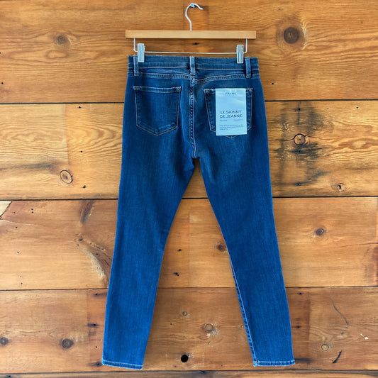 Frame Denim Dark Wash Stretch Fit Le Skinny de Jeanne Jeans - Sz 28 - NEW 4427SC