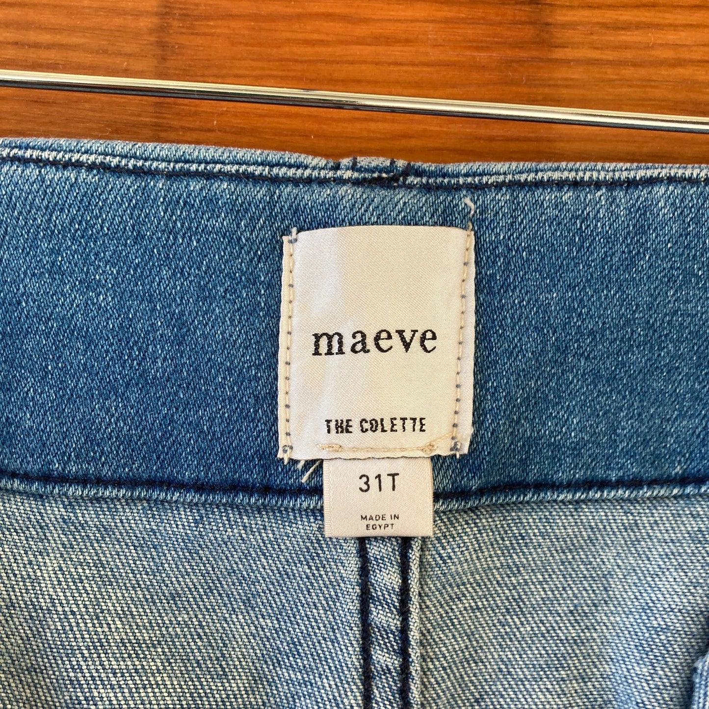 31T / 31 Tall - Maeve Anthropologie The Colette Cropped Wide Leg Jeans 1029ML