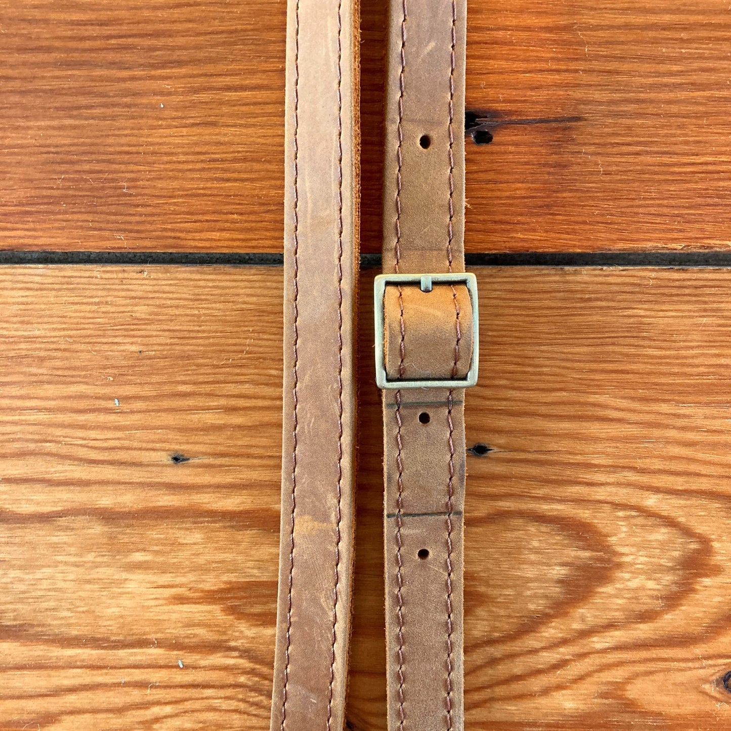 Portland Leather Good Brown Leather Circle Bag - 0605DK
