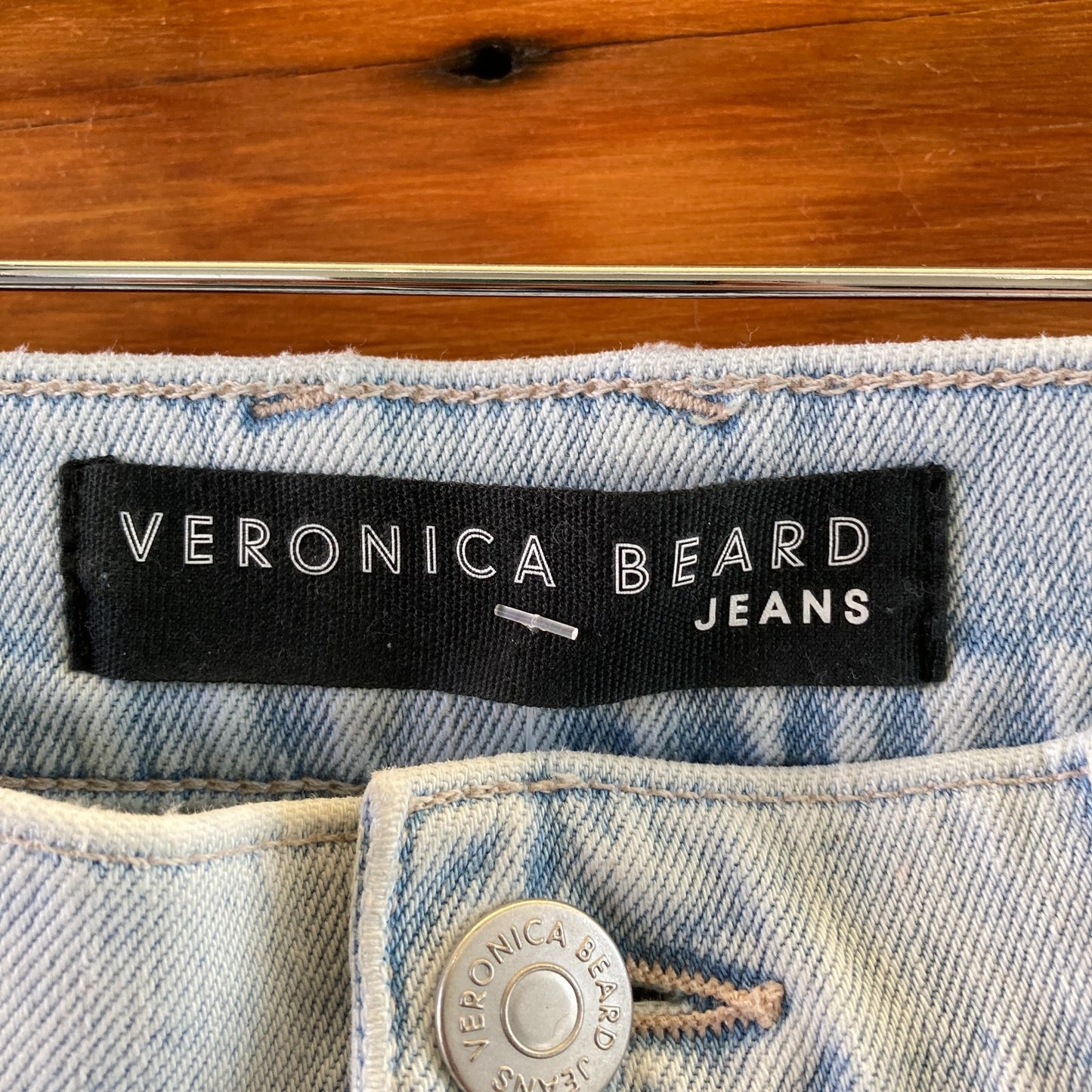 Veronica Beard Charlie Barrel Leg High-Rise Everest Jeans - Size 28 - 0706AV