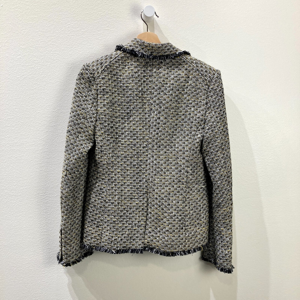 Veronica Beard $695 Fabion Silver Multi Tweed Jacket Blazer - Size 4 - 1017SC