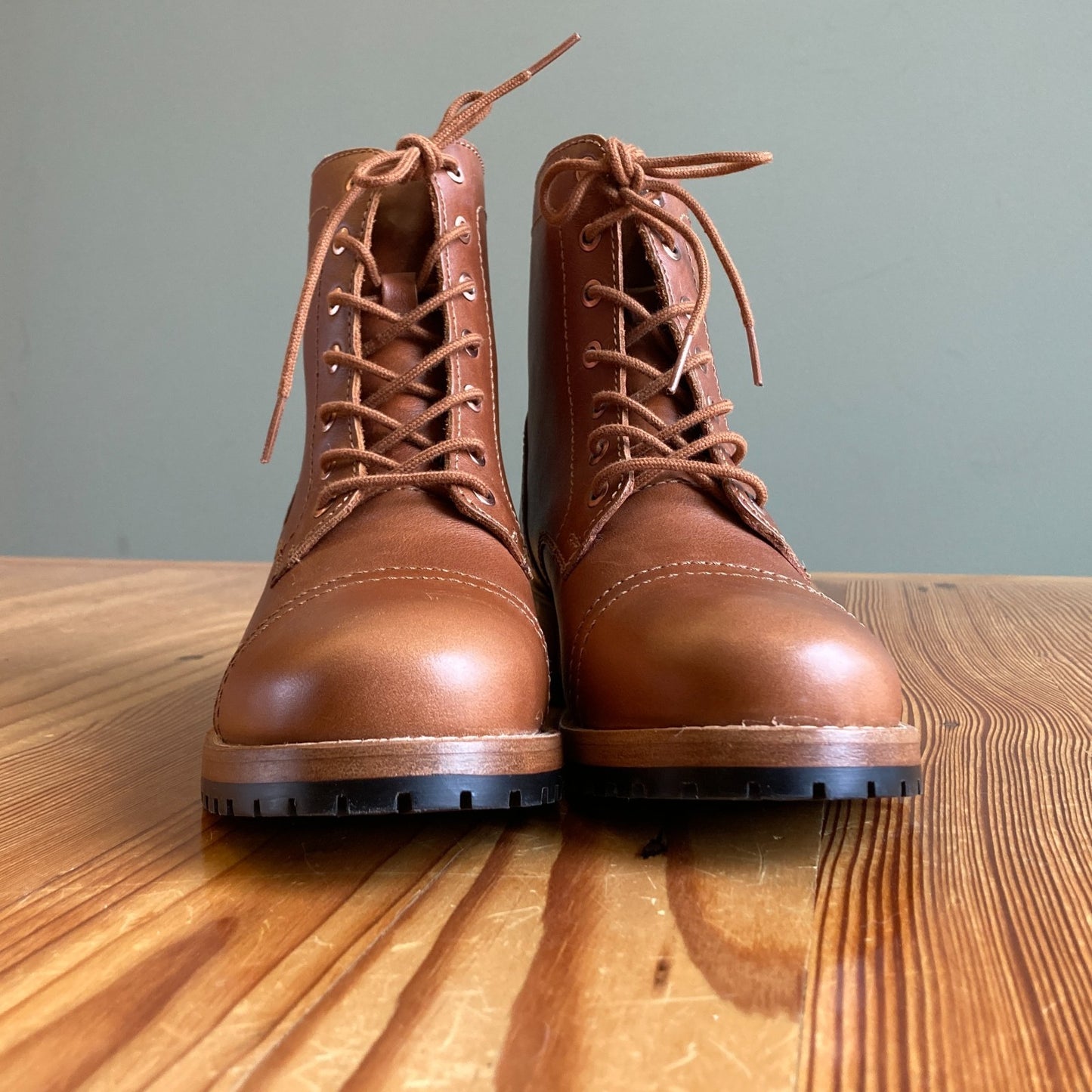 6 - Patina Portland Leather Classic Lace Up Womens Boots 0104KR