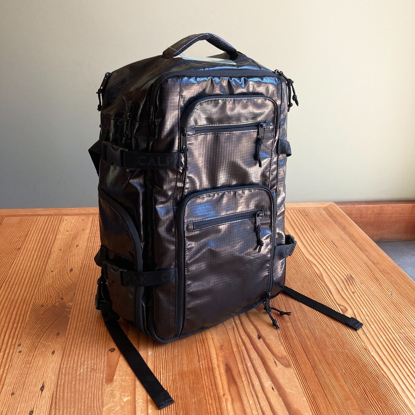 Calpack $198 Black Matte Obsidian Terra 26L Laptop Duffle Backpack - 4427SC