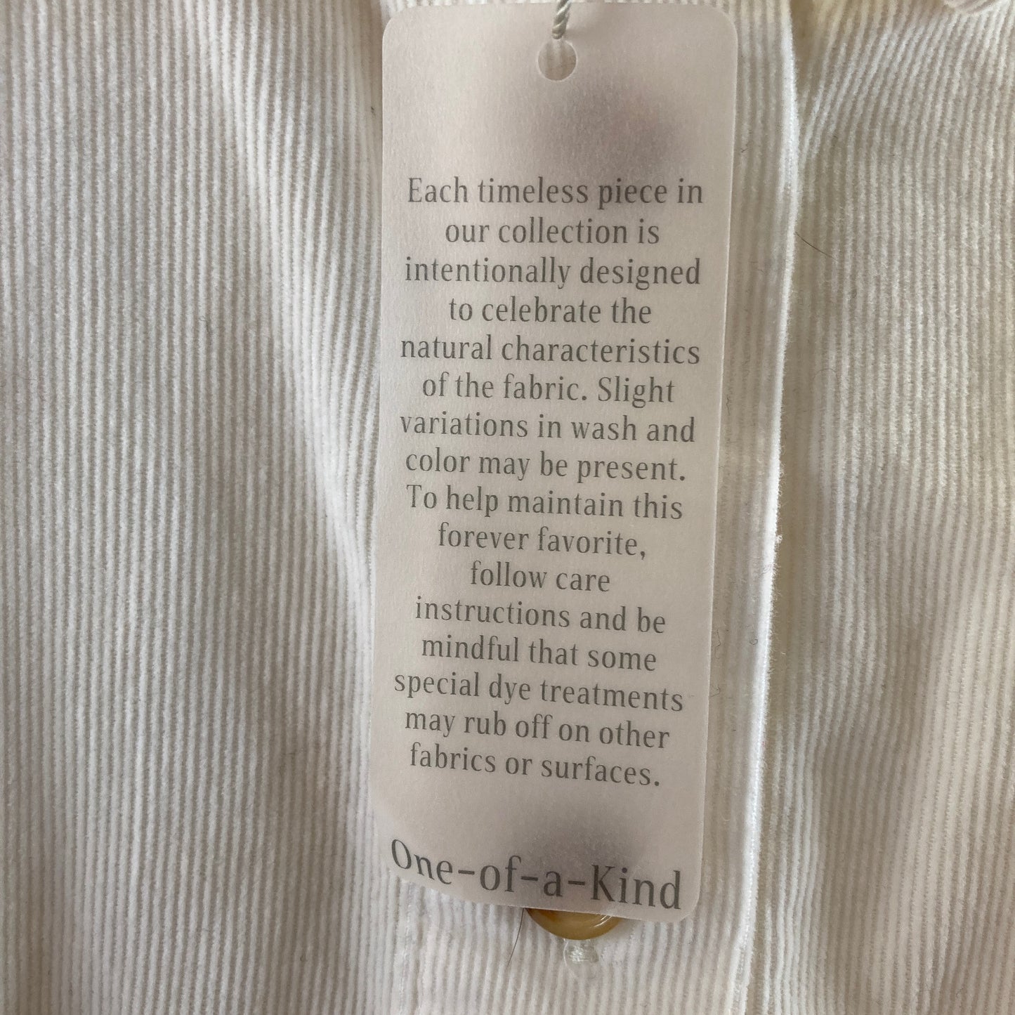 Favorite Daughter $178 Ivory Crop Ex Boyfriend Shirt Top - Size S - NEW - 0713AS