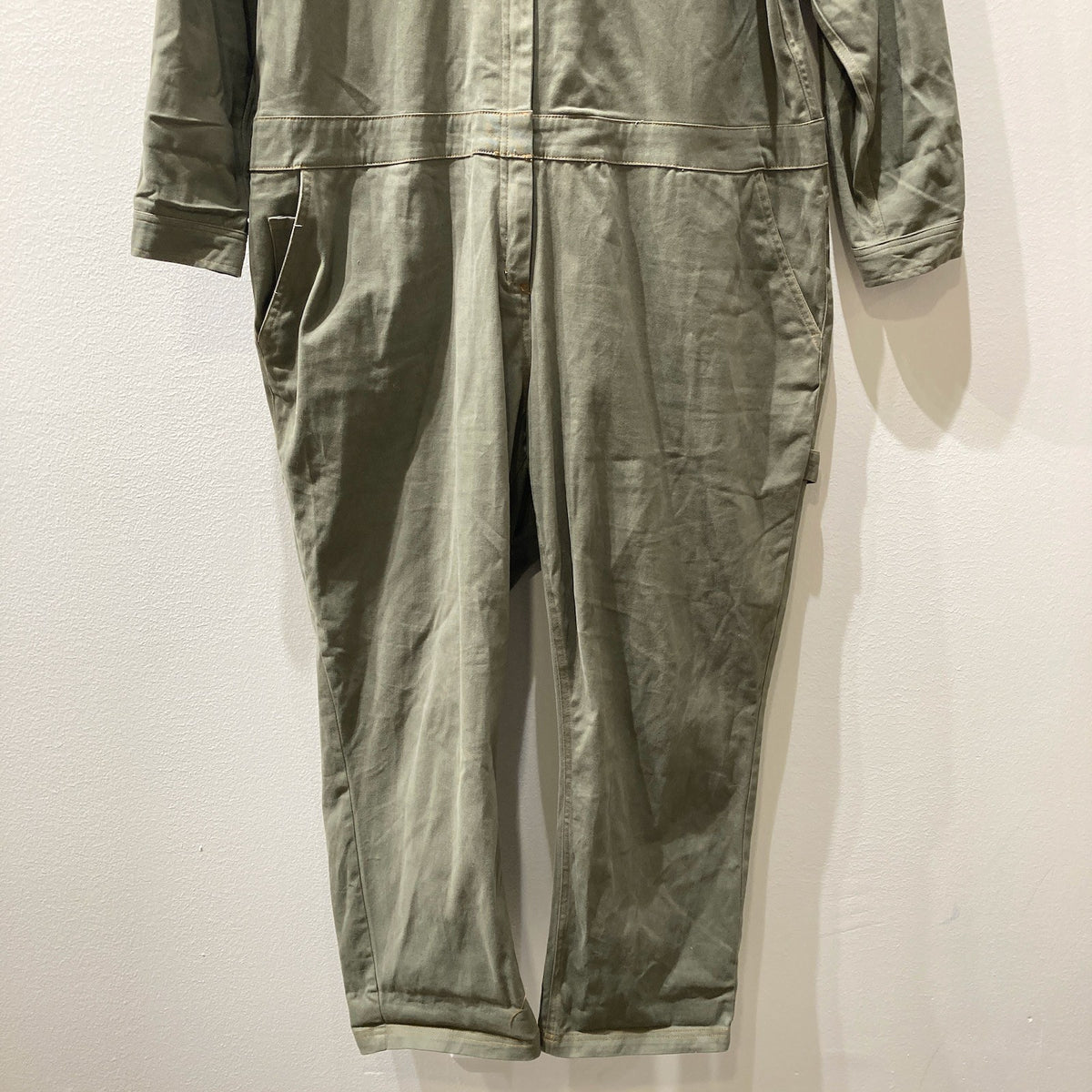 Wildfang Green Long Sleeve Essential Coverall Jumpsuit - Size XXL - 0530JF