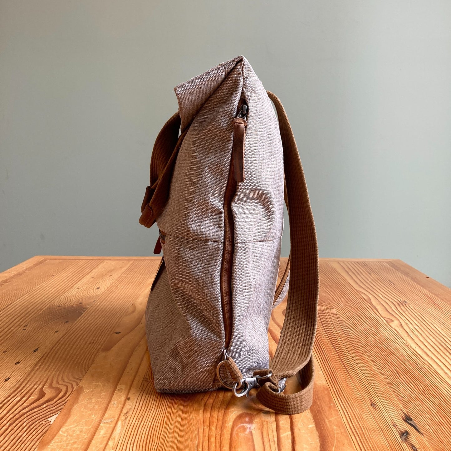 Timbuk2 Mojave Brown Alamo Convertible Backpack Tote Bag 0107KA