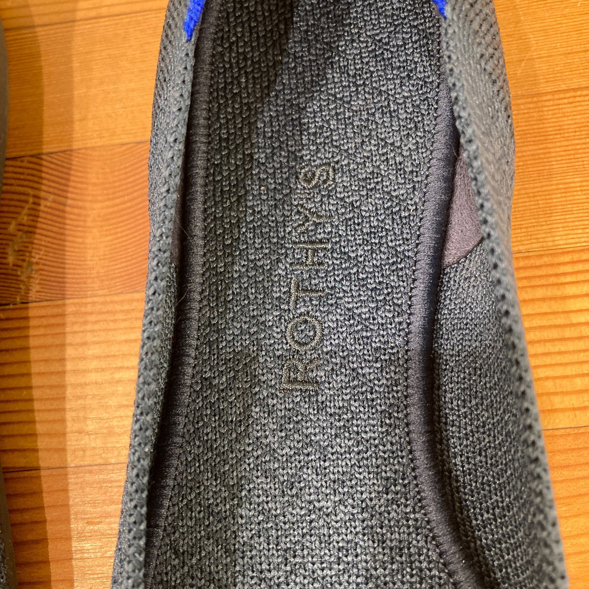 Rothy's Navy Herringbone Pointed III Flats Shoes - Sz 10 - NEW w/ Box - 0103JM