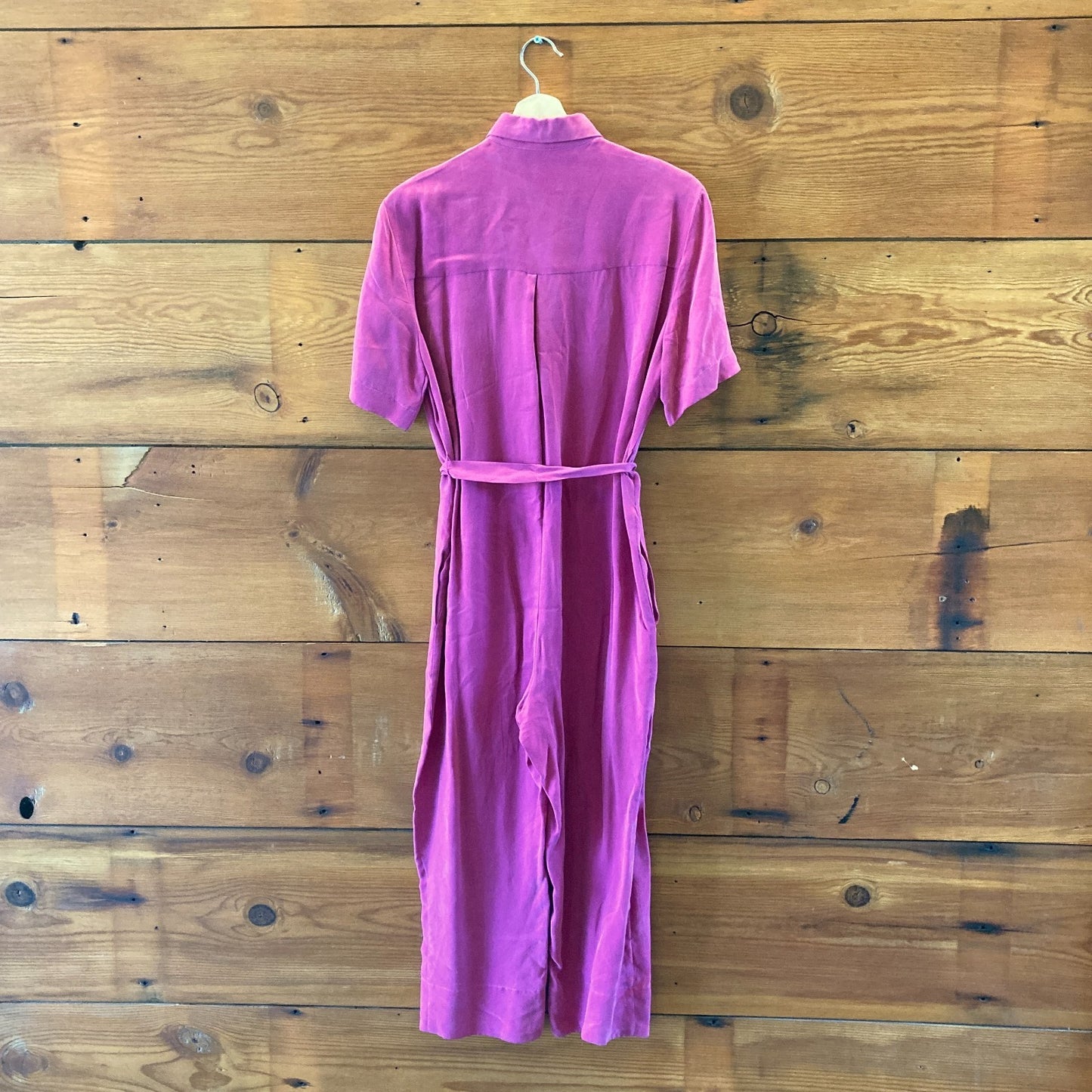 Corey Lynn Calter Anthropologie Fuschia Pink Button Jumpsuit - Size XS -1229MK