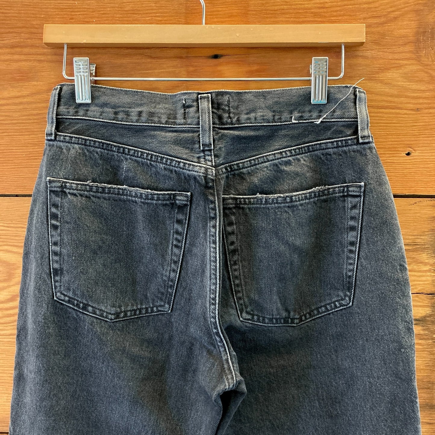 AGoldE Black Wash Valen Classic Fit Straight Leg Jeans - Size 25 - 0809CO