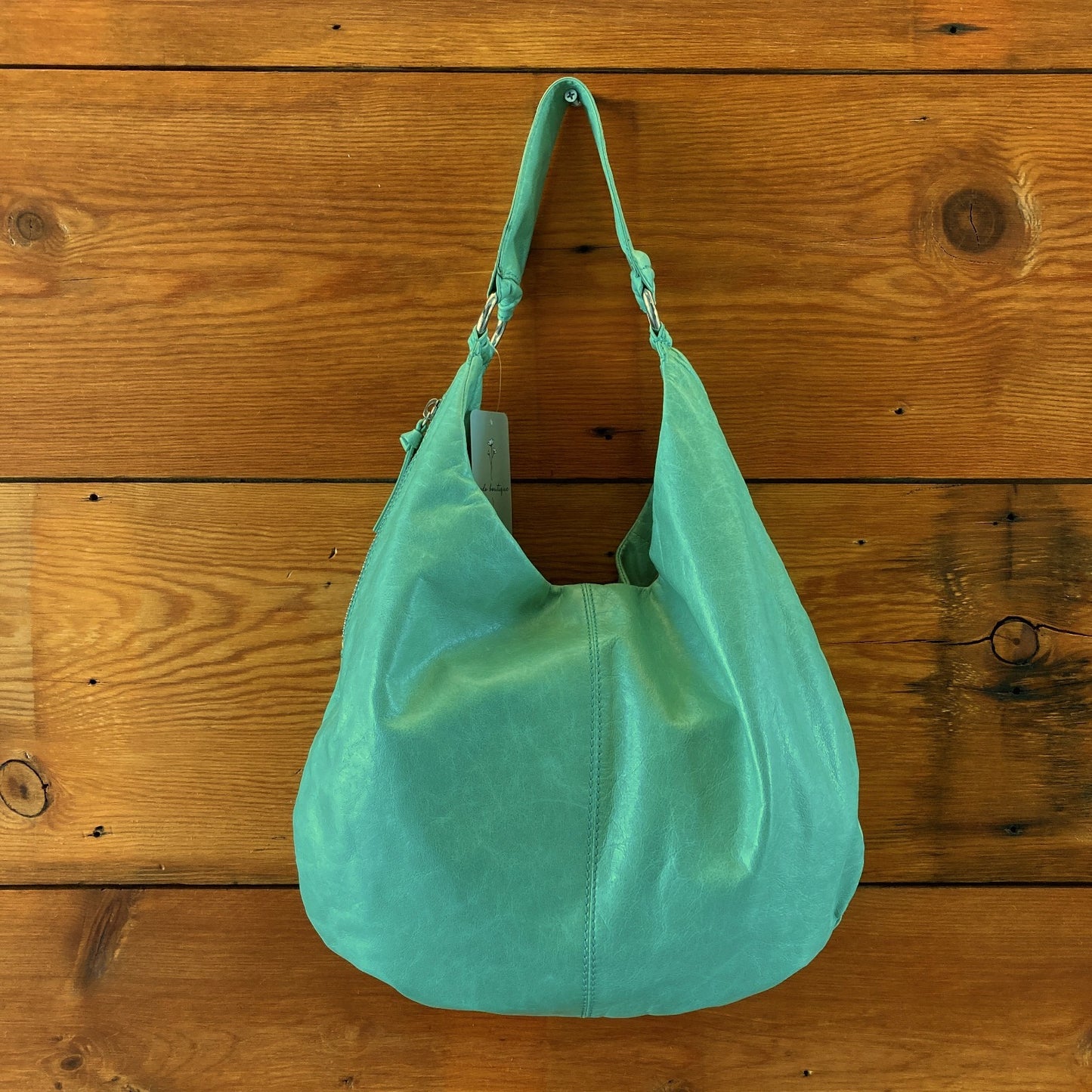 Hobo International Mint Leather $288 Gabor Shoulder Bag - 0706KS