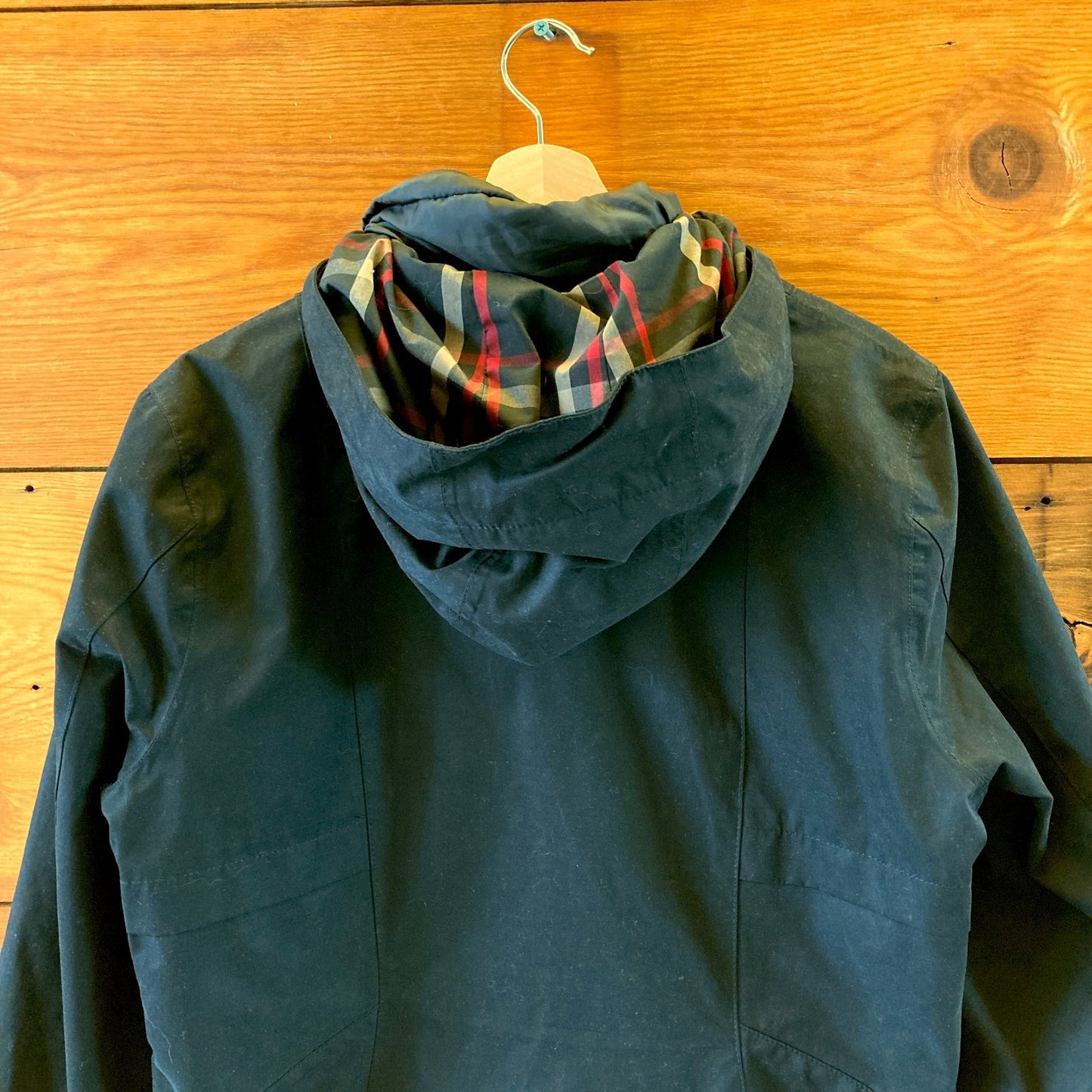 Pendleton Black Zip Up Water Wicking Hooded Rain Jacket Coat - Size L - 0419JP