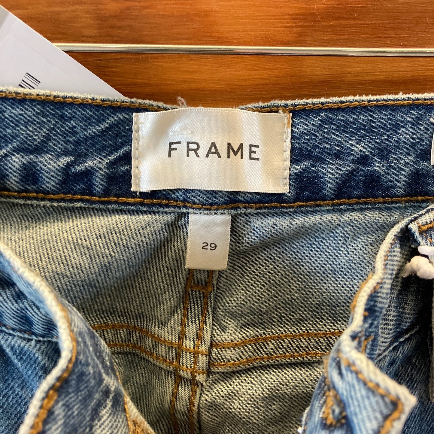 Frame $268 Mid Rise Straight Leg The Hang Jeans - Size 29 - NEW 4427SC